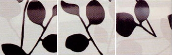 Black Leaves - Керамическая плитка IRIS Ceramica Rays