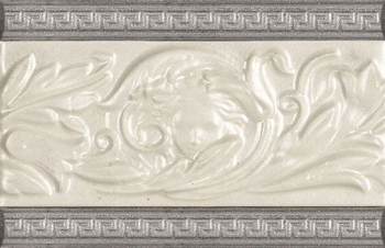 Бордюр серебро - Керамическая плитка Versace Home Royal