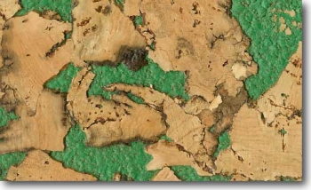 Лерида Верде - Настенное покрытие Ibercork (Иберкорк) Пробковые пластины