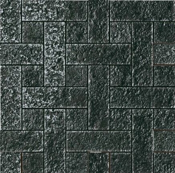 Palace Stone 114336 Mosaici Chesterfield BLACK - Керамогранит Versace Home PALACE Stone