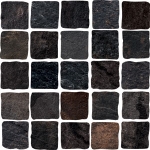 Ardesia Black reef Rudd nat 30*30 Tessere