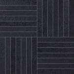 Arkasa Carbon Black Mosaico Listello