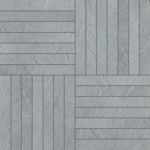 Arkasa Glace Grey Mosaico Listello