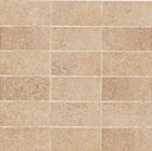 Beige mosaico mattoncino mix lapp/nat