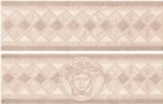Fascia Geometrica Bianco/Grigio