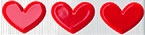 Pop UP Heart Red Listello