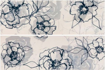 AQ203 Aqua decoro fantasia mix. cenere - Керамическая плитка ABK Aqua