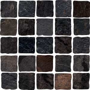 Ardesia Black reef Rudd nat 30*30 Tessere - Керамогранит Mirage Ardesia