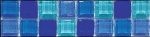 Azzurro Lucido - Керамическая плитка Vitrex Collezionetrasparenze Metallica