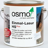 Einmal-Lasur HS Plus Однослойная лазурь - Масла Osmo Краска для беседки, заборов, пергол и др.