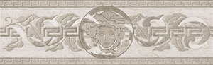 Fascia Foglia Medusa Grigio - Керамическая плитка Versace Home Venere
