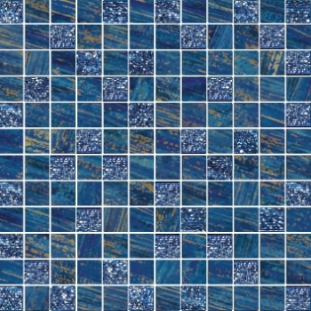 Folli Follie Mosaico Lux Quadretti Blu - Керамогранит Ceramiche Brennero Folli Follie