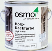 Holz-Deckfarbe Белая краска для окон и дверей - Краска и масло OSMO для наружных работ Osmo Краска для фасадов, деревянных домов
