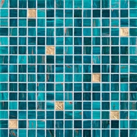 I Gioielli incastonati ST1 Granato Mix Giallo 2*2 - Керамогранит Vitrex Mosaico Vetroso