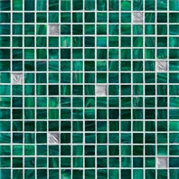 I Gioielli incastonati ST38 Malachite Mix Bianco 2*2 - Керамогранит Vitrex Mosaico Vetroso