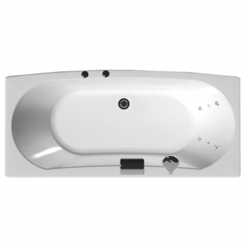 Izabella с гидромассажем и хромотерапией (1600x700/750х630) - Ванны Aquanet/Акванет