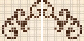 Mosaico Damasque Creme/ Chocolat (comp. 2 pz.) - Керамическая плитка Emil Ceramica Venise