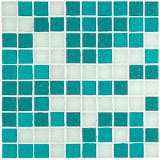 Project base M70 Acquamarina Mix 2*2 - Керамогранит Vitrex Mosaico Vetroso