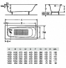 120x70 Roca Continental - Ванны Roca