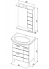 Сити 65 (161099) - Мебель для ванной комнаты Aquanet/Акванет