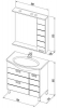 Сити 85 (171960) - Мебель для ванной комнаты Aquanet/Акванет