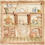 Charming Brown Plaque 30x30